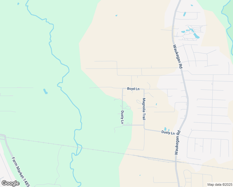map of restaurants, bars, coffee shops, grocery stores, and more near 6602 Dusty Lane in Conroe