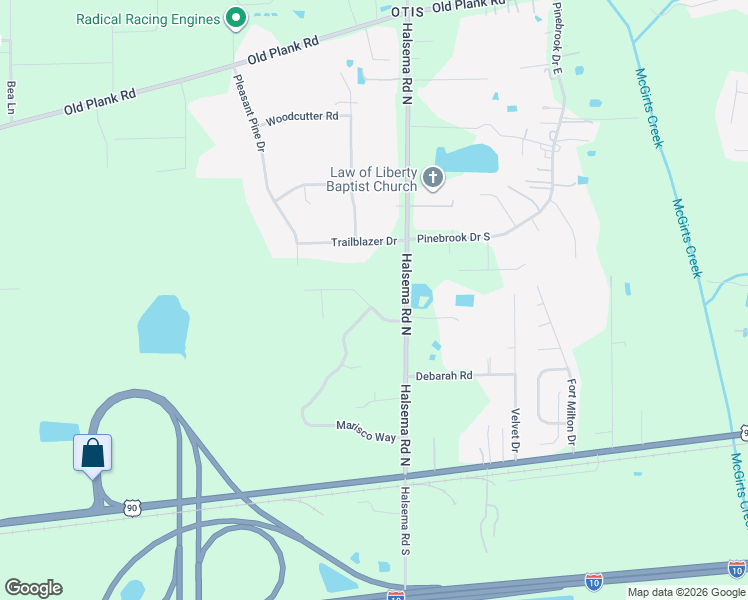 map of restaurants, bars, coffee shops, grocery stores, and more near 338 Marisco Way in Jacksonville