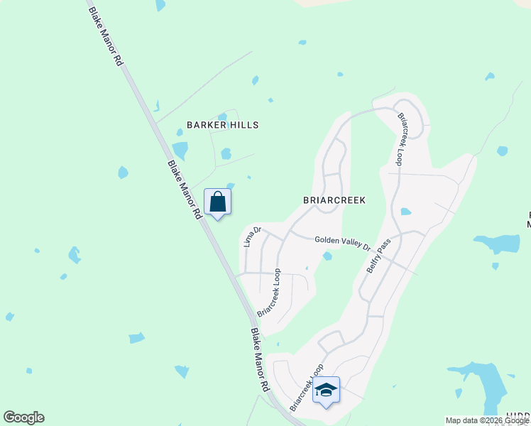 map of restaurants, bars, coffee shops, grocery stores, and more near 12016 Lima Drive in Manor