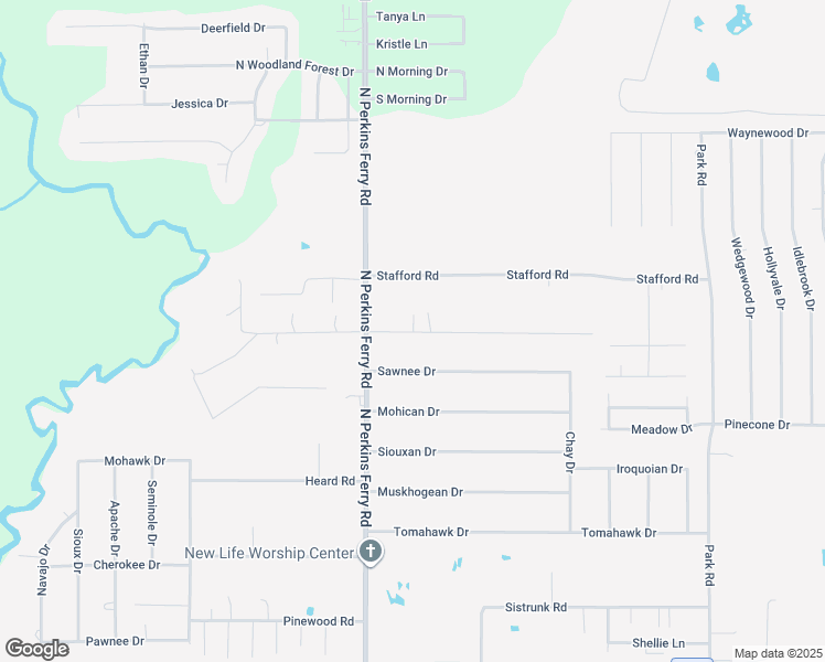 map of restaurants, bars, coffee shops, grocery stores, and more near 1526 E Leichty Rd in Lake Charles