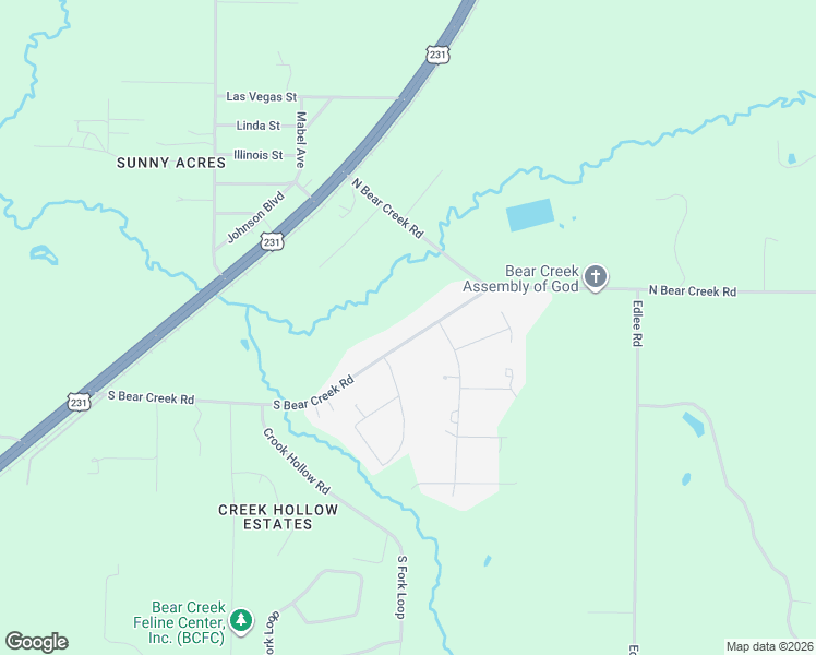 map of restaurants, bars, coffee shops, grocery stores, and more near 11109 South Bear Creek Road in Panama City