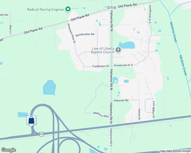 map of restaurants, bars, coffee shops, grocery stores, and more near 12381 Anarania Drive in Jacksonville