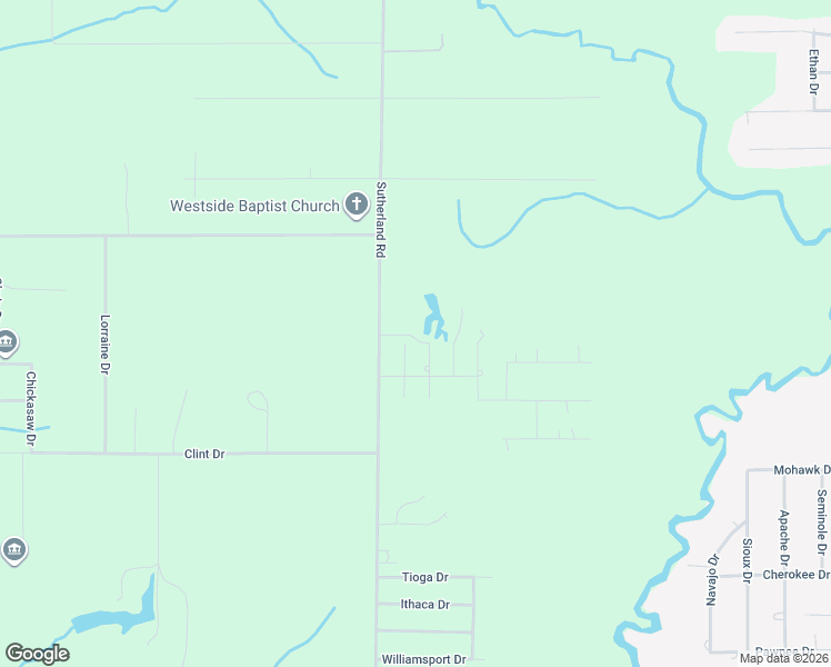 map of restaurants, bars, coffee shops, grocery stores, and more near 1228 Sutherland Rd in Lake Charles