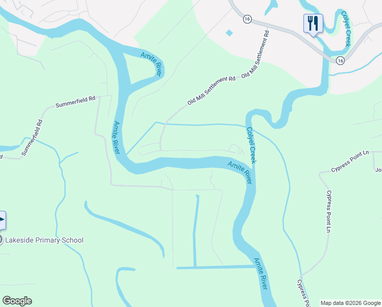 map of restaurants, bars, coffee shops, grocery stores, and more near 15019 Mill Settlement Trce in Port Vincent