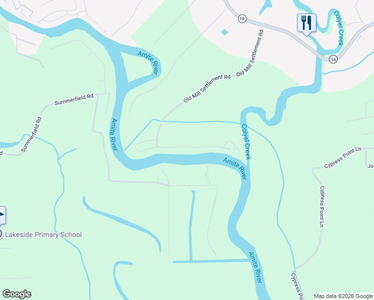 map of restaurants, bars, coffee shops, grocery stores, and more near 15019 Mill Settlement Trce in Port Vincent