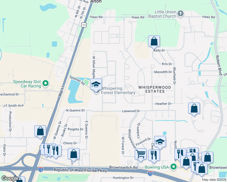 map of restaurants, bars, coffee shops, grocery stores, and more near 508 JP Court in Slidell