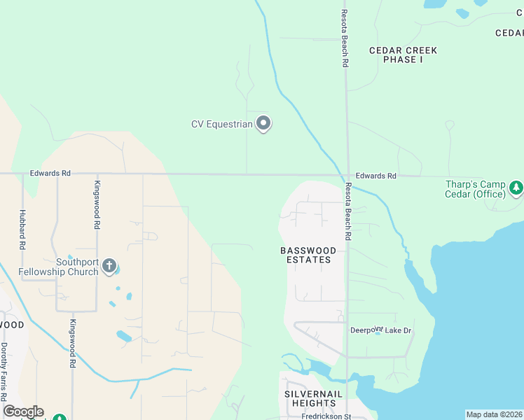 map of restaurants, bars, coffee shops, grocery stores, and more near 3616 Edwards Road in Southport