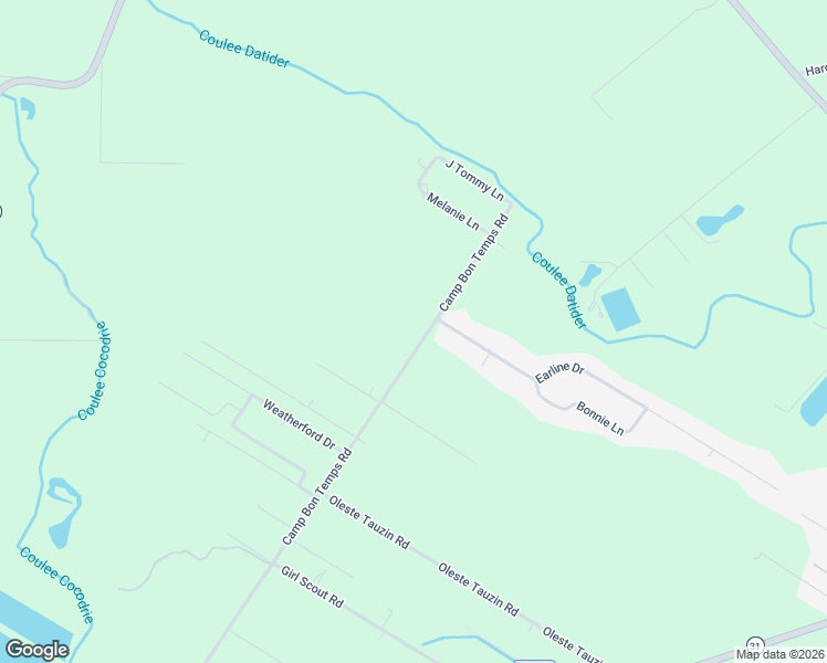 map of restaurants, bars, coffee shops, grocery stores, and more near 1231 Camp Bon Temps Road in Breaux Bridge