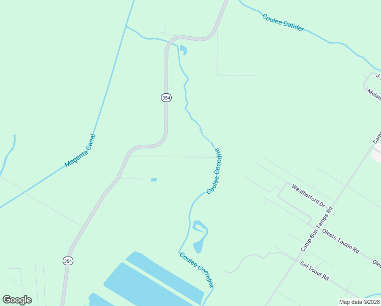 map of restaurants, bars, coffee shops, grocery stores, and more near 1065 Hollow Oaks Road in Breaux Bridge