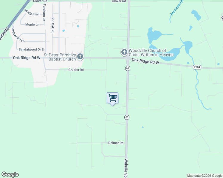 map of restaurants, bars, coffee shops, grocery stores, and more near 8617 Moore Woods Road in Tallahassee