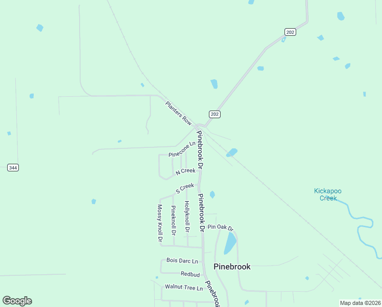 map of restaurants, bars, coffee shops, grocery stores, and more near 12233 Thornwood in Plantersville