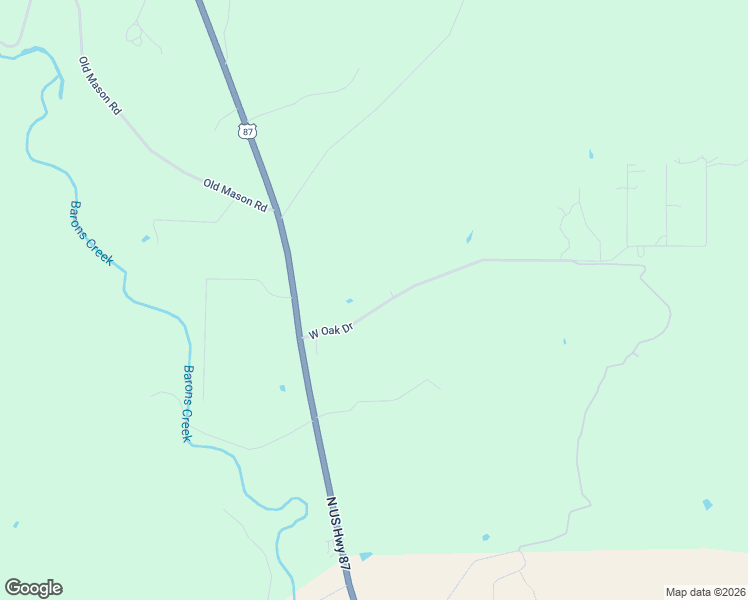 map of restaurants, bars, coffee shops, grocery stores, and more near 221 West Oak Drive in Fredericksburg