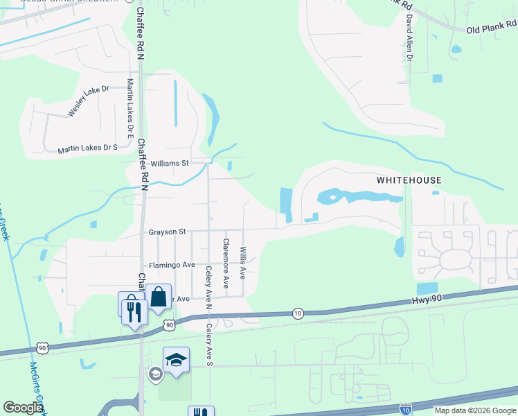 map of restaurants, bars, coffee shops, grocery stores, and more near 350 Center Avenue North in Jacksonville