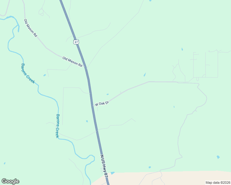 map of restaurants, bars, coffee shops, grocery stores, and more near 221 West Oak Drive in Fredericksburg