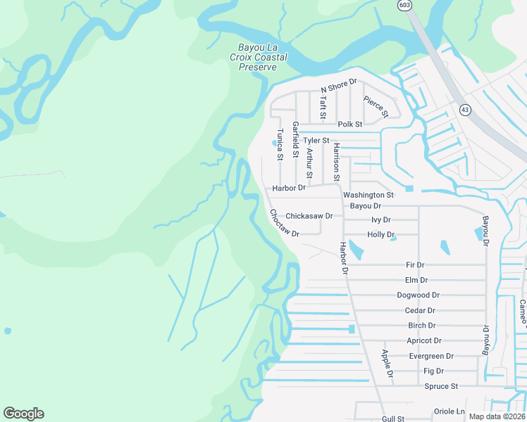 map of restaurants, bars, coffee shops, grocery stores, and more near 10103 Choctaw Dr in Hancock