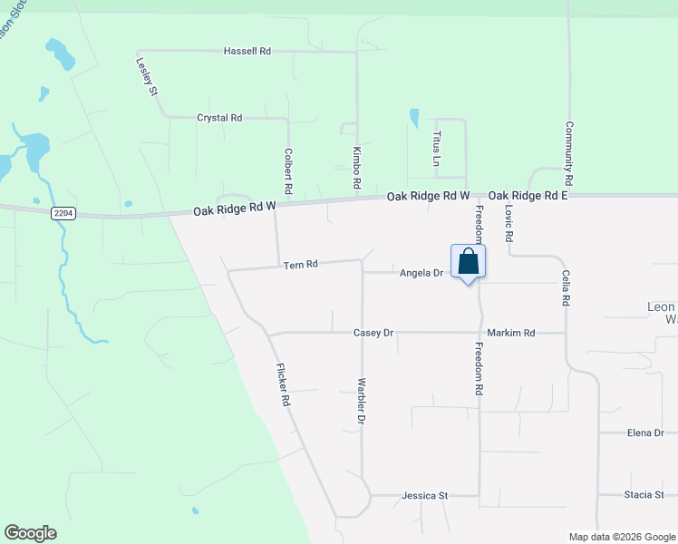 map of restaurants, bars, coffee shops, grocery stores, and more near 9001 Warbler Drive in Tallahassee
