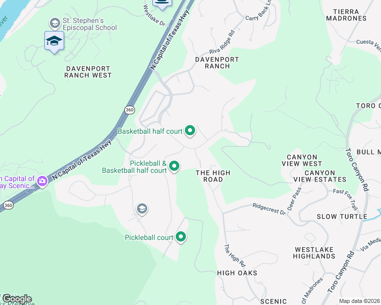 map of restaurants, bars, coffee shops, grocery stores, and more near 2522 Waymaker Way in Austin