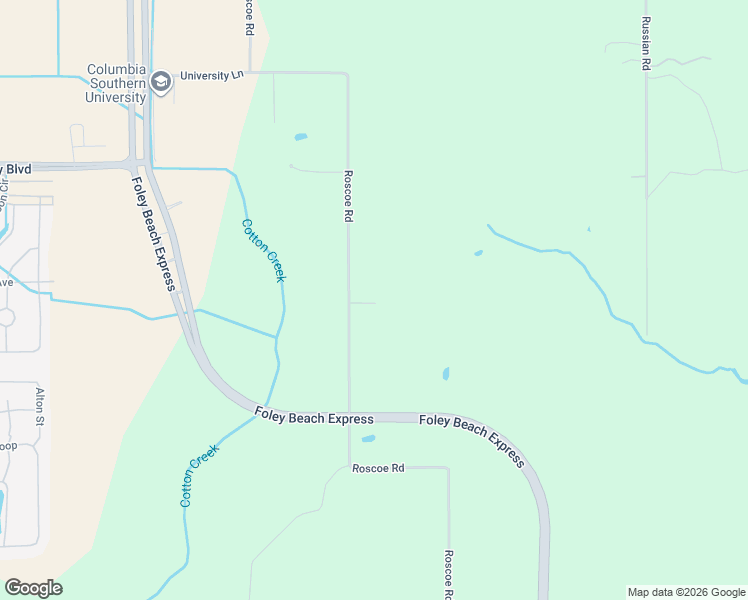 map of restaurants, bars, coffee shops, grocery stores, and more near 6684 Roscoe Road in Gulf Shores