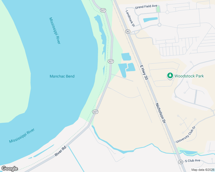 map of restaurants, bars, coffee shops, grocery stores, and more near Levee Bike Path in Sunshine