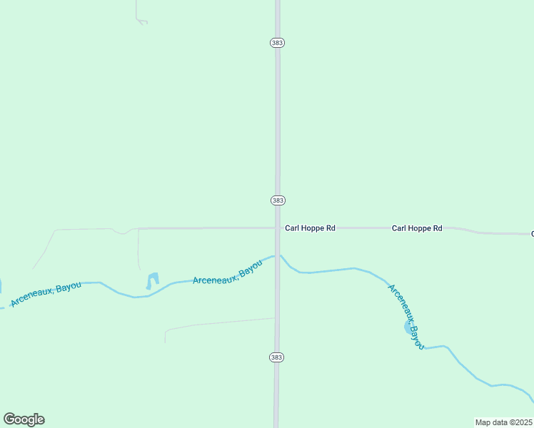 map of restaurants, bars, coffee shops, grocery stores, and more near 19501 Louisiana 383 in Iowa