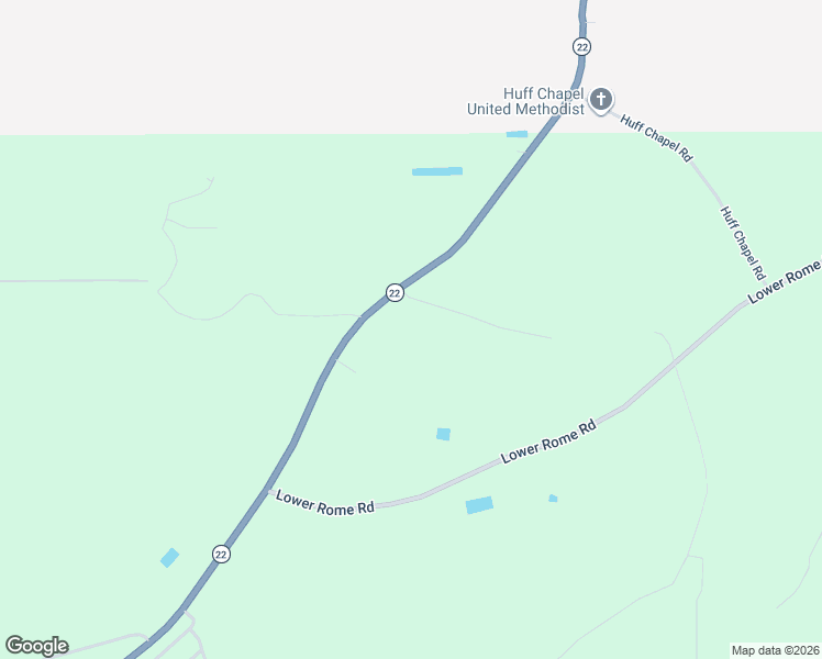 map of restaurants, bars, coffee shops, grocery stores, and more near 26810 Louisiana 22 in Springfield