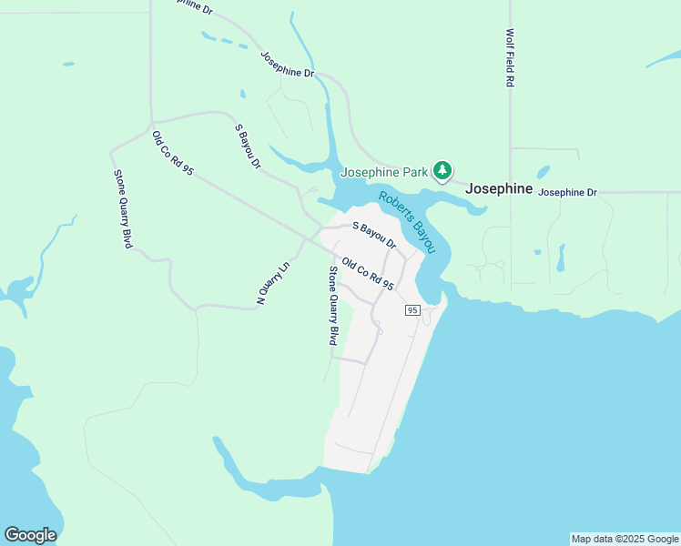 map of restaurants, bars, coffee shops, grocery stores, and more near North Quarry Lane in Elberta