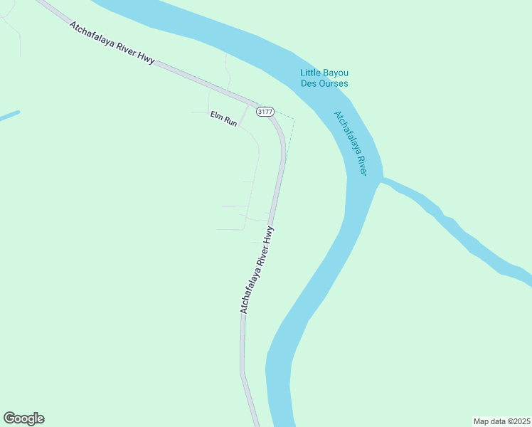 map of restaurants, bars, coffee shops, grocery stores, and more near 1415-1431 Atchafalaya River Highway in Breaux Bridge