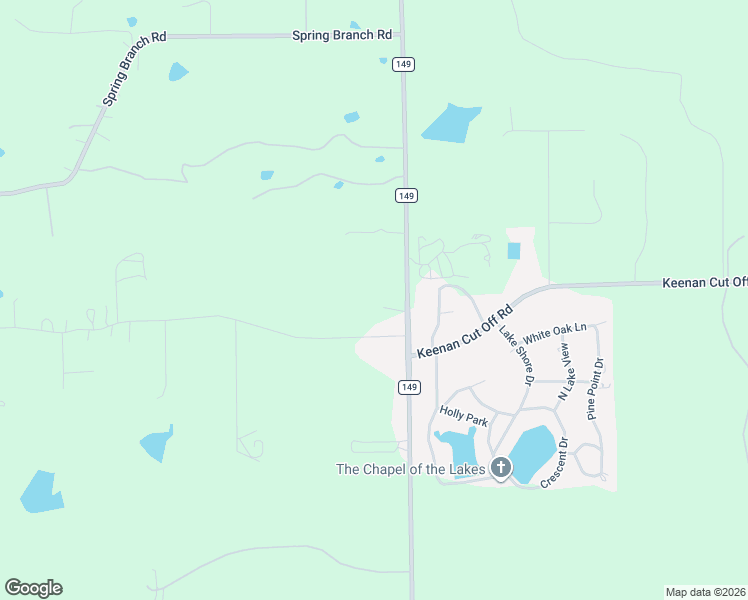 map of restaurants, bars, coffee shops, grocery stores, and more near 9845 Farm to Market 149 in Montgomery