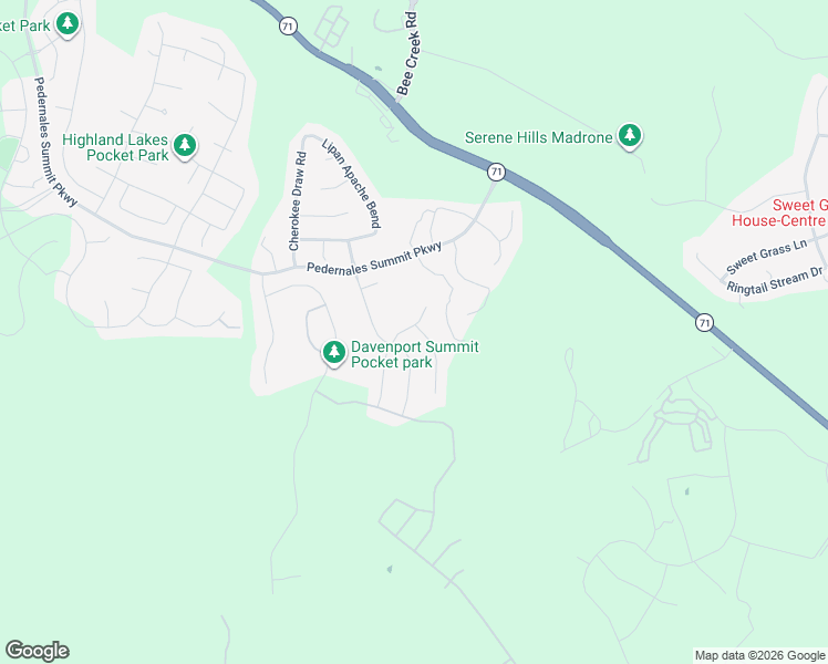 map of restaurants, bars, coffee shops, grocery stores, and more near 6008 Fadden Road in Austin