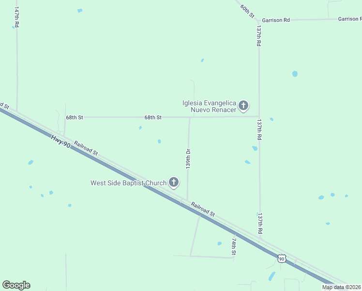 map of restaurants, bars, coffee shops, grocery stores, and more near 6831 139th Drive in Live Oak