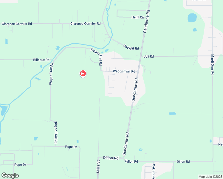 map of restaurants, bars, coffee shops, grocery stores, and more near 103 Spanish Oak Drive in Carencro