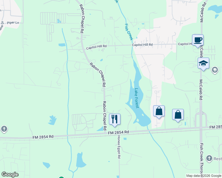 map of restaurants, bars, coffee shops, grocery stores, and more near 8459 White Oak Loop in Montgomery