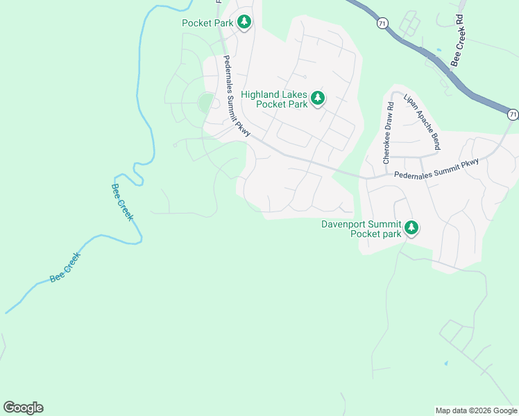 map of restaurants, bars, coffee shops, grocery stores, and more near Empresa Circle in Austin