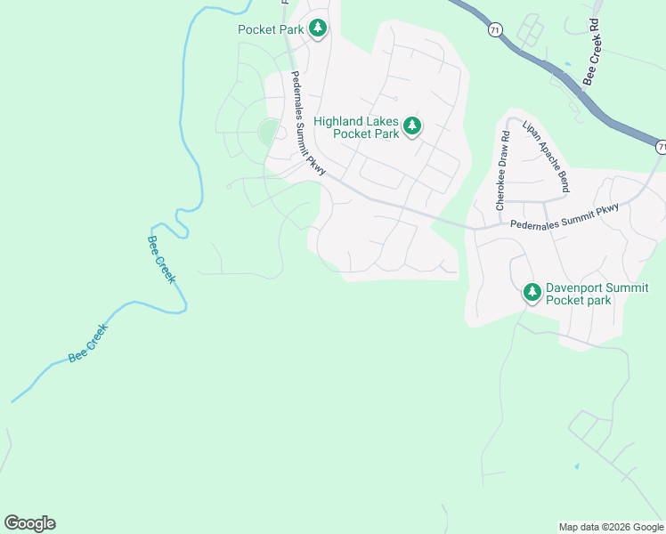 map of restaurants, bars, coffee shops, grocery stores, and more near Empresa Circle in Austin