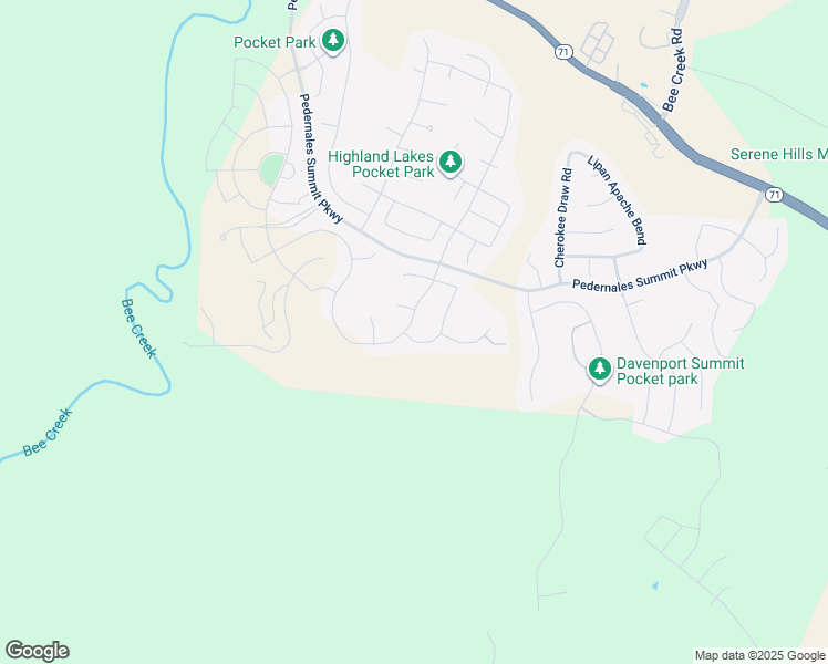 map of restaurants, bars, coffee shops, grocery stores, and more near 6113 Empresa Drive in Austin