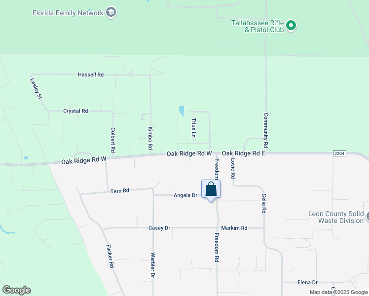 map of restaurants, bars, coffee shops, grocery stores, and more near 8395 Lenova Lane in Tallahassee