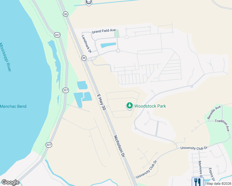 map of restaurants, bars, coffee shops, grocery stores, and more near 3150 Cresthaven Avenue in Baton Rouge