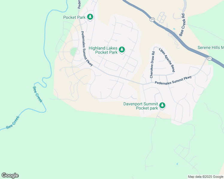 map of restaurants, bars, coffee shops, grocery stores, and more near 6113 Empresa Drive in Austin