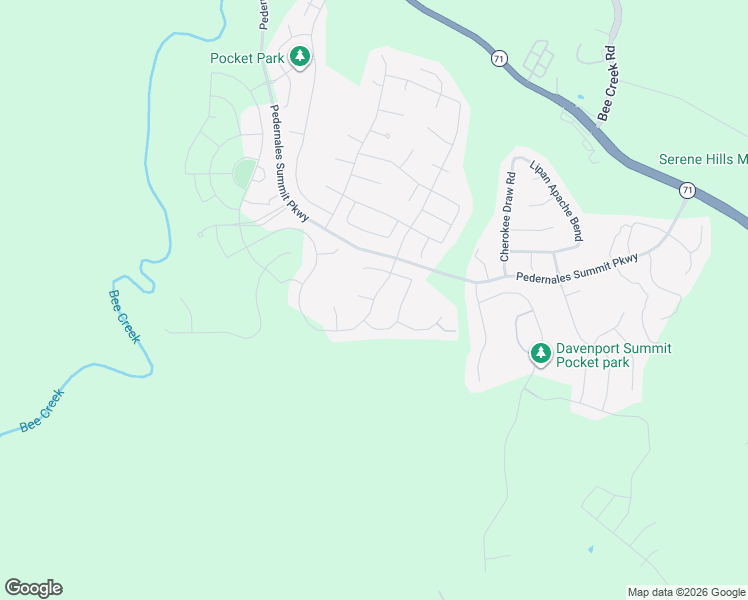 map of restaurants, bars, coffee shops, grocery stores, and more near Empresa Circle in Austin