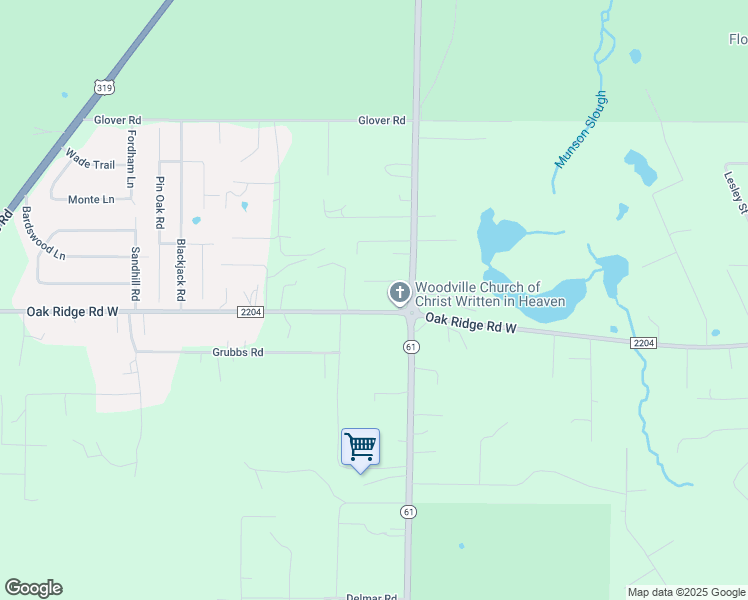 map of restaurants, bars, coffee shops, grocery stores, and more near 2056 Oak Ridge Road West in Tallahassee