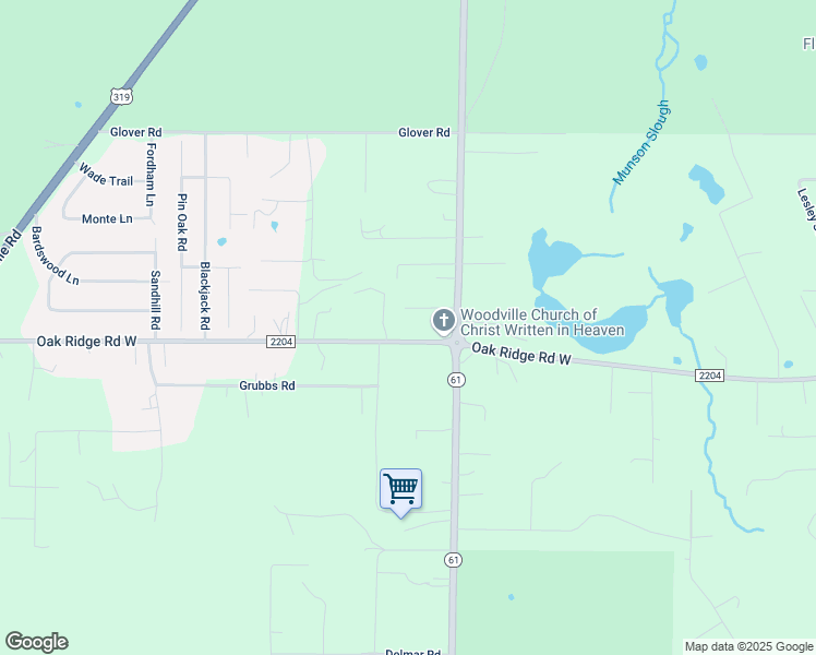 map of restaurants, bars, coffee shops, grocery stores, and more near 2056 Oak Ridge Road West in Tallahassee