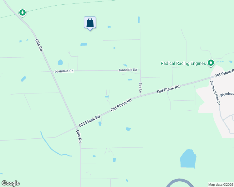 map of restaurants, bars, coffee shops, grocery stores, and more near 13261 Old Plank Road in Jacksonville