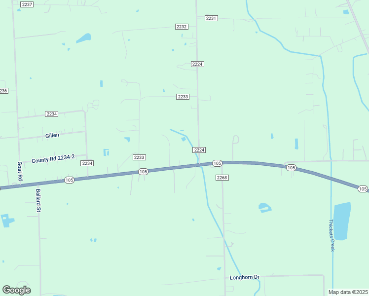 map of restaurants, bars, coffee shops, grocery stores, and more near 75 County Road 2224 in Cleveland