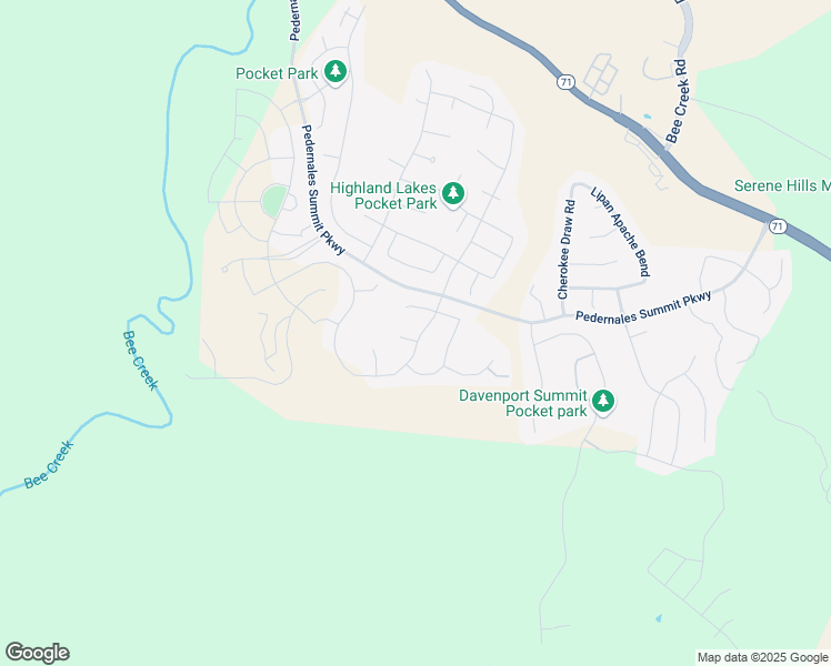 map of restaurants, bars, coffee shops, grocery stores, and more near 18500 Empresa Place in Austin