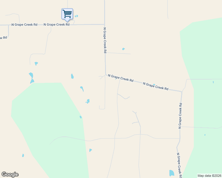 map of restaurants, bars, coffee shops, grocery stores, and more near Axis Circle in Gillespie County