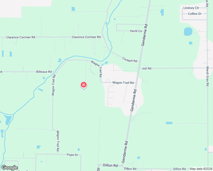 map of restaurants, bars, coffee shops, grocery stores, and more near 103 Scarlet Oak Drive in Carencro