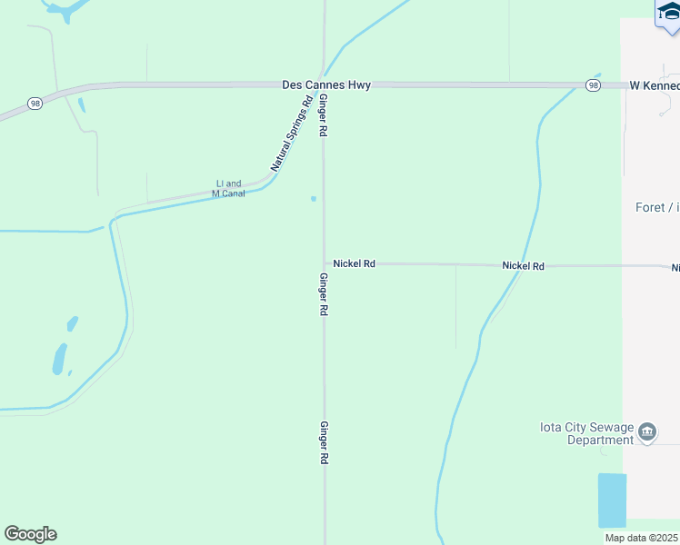 map of restaurants, bars, coffee shops, grocery stores, and more near 1714-2498 Nickel Road in Iota