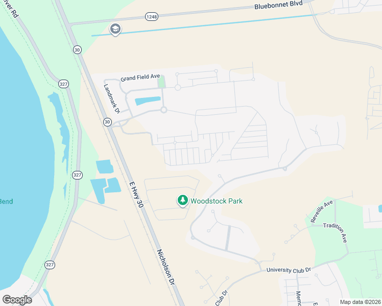 map of restaurants, bars, coffee shops, grocery stores, and more near 14014 Knoll Park Place in Baton Rouge