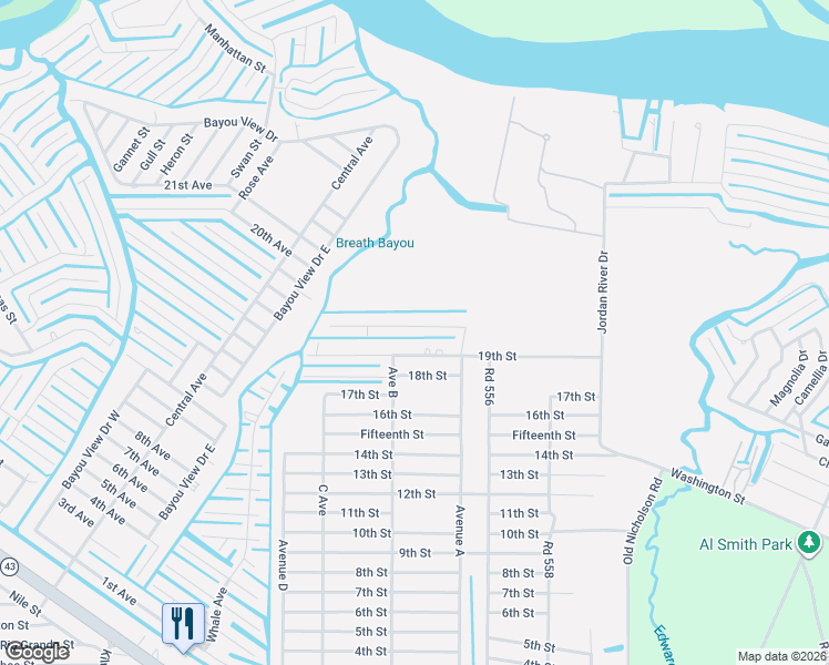 map of restaurants, bars, coffee shops, grocery stores, and more near 4075 Old Lazy River Road in Bay Saint Louis