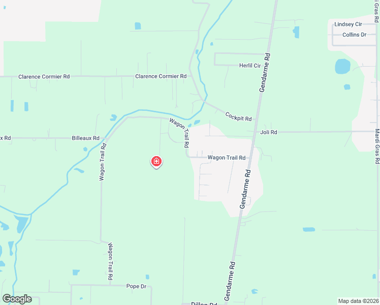 map of restaurants, bars, coffee shops, grocery stores, and more near 776-800 Wagon Trail Road in Carencro